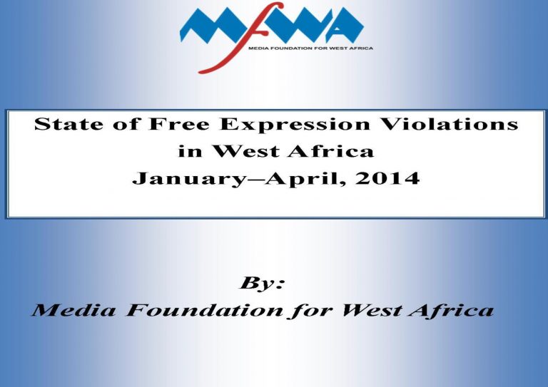 Freedom of Expression Monitor January-April 2014