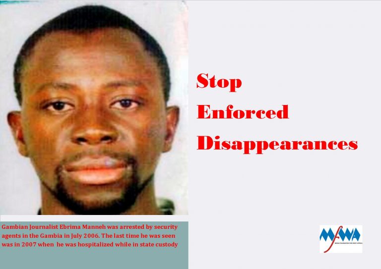 International Day on Enforced Disappearance: MFWA Remembers Disappeared Gambian Journalist