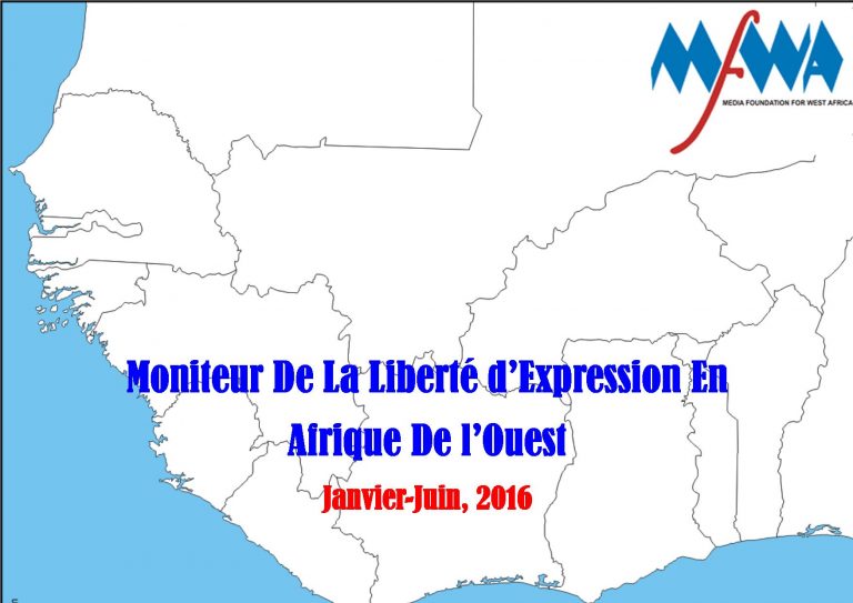 Moniteur De La Liberté d’Expression Janvier-Juin, 2016