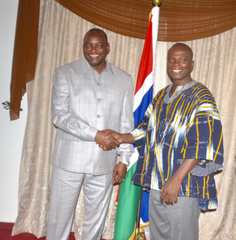 MFWA Tient des Discussions avec le Président Gambien Adama Barrow