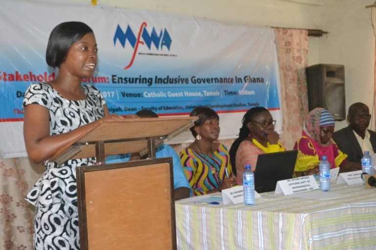 Promotion de la Gouvernance Inclusive: MFWA en Forum au Nord du Ghana