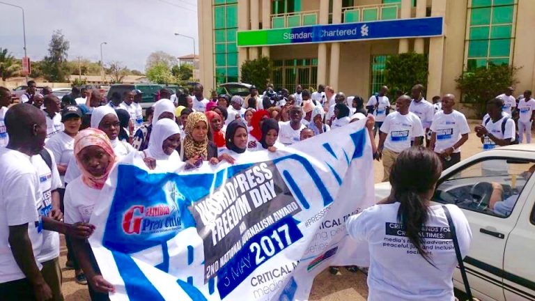 La MFWA Marque la WPFD 2017 avec la Gambia Press Union