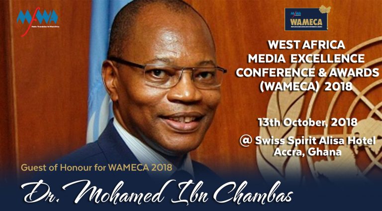 MFWA Accueille Dr. Mohamed Ibn Chambas à la Remise des Prix d’Excellence des Médias d’Afrique de l’Ouest de 2018