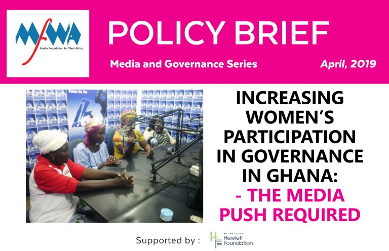 How can the Media Improve Women’s Participation in Governance in Ghana?