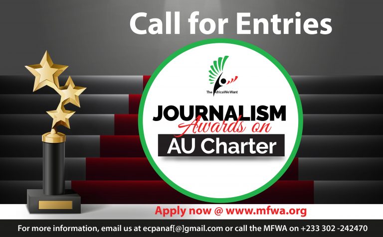 Call for Entries – Continental Journalism Awards on AU Charter