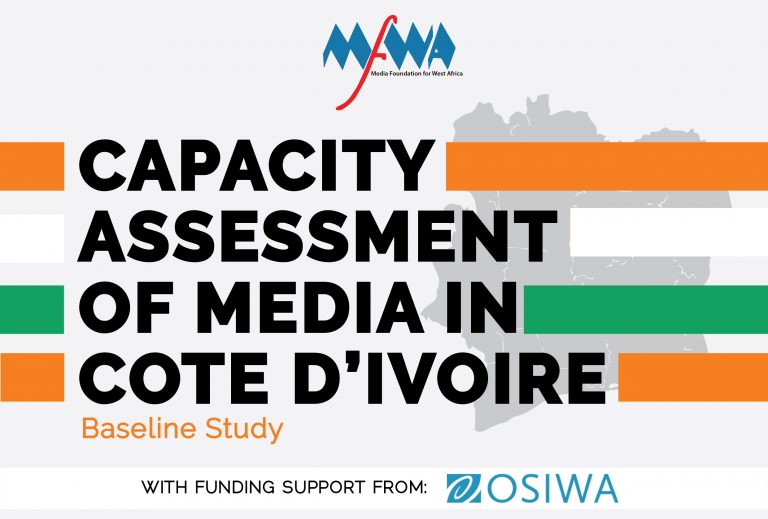 Capacity Assessment of the Media in Cote D’Ivoire