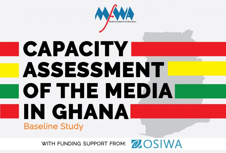 Capacity Assessment of the Media in Ghana
