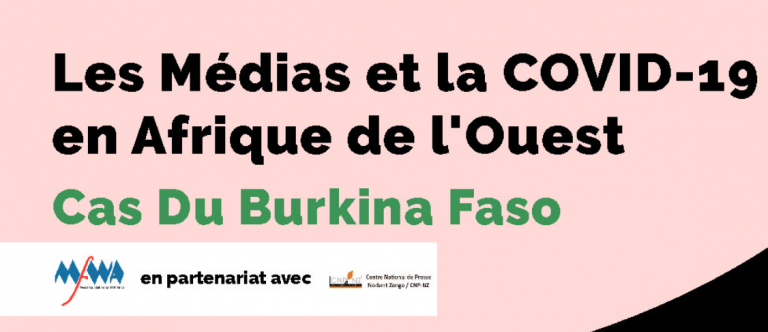 Les Médias et la COVID-19 en Afrique de l’Ouest – Cas du Burkina Faso (Mai – Juin)