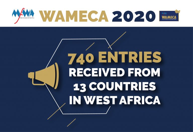 WAMECA 2020: 740 Entries Received From 13 Countries in West Africa