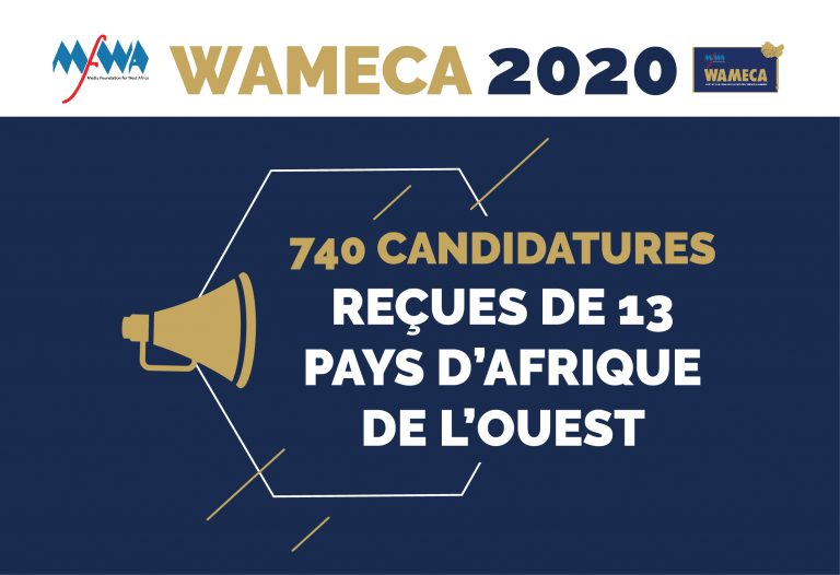 WAMECA 2020 : 740 candidatures reçues de 13 pays d’Afrique de l’Ouest