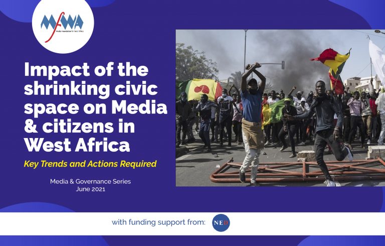 Impact of the shrinking space on the media and citizens: key trends and actions required