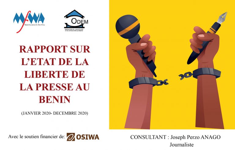 Rapport sur l’etat de la liberte de la press au Benin