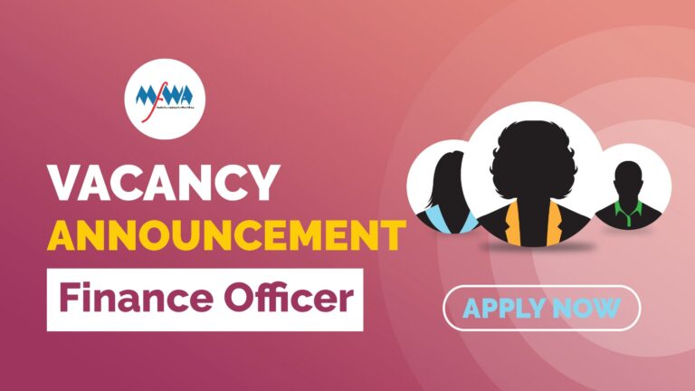 Vacancy – Finance Officer