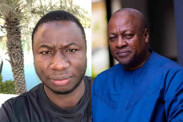 John Mahama and Ahmed Suale