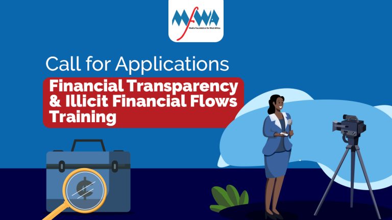 Training opportunity for journalists on financial transparency and illicit financial flows (IFFs)